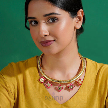 Superphool Hu Main Fuschia Pink Necklace
