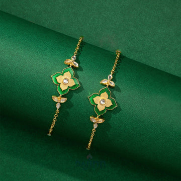 Gabru Dildaara Green Anklet
