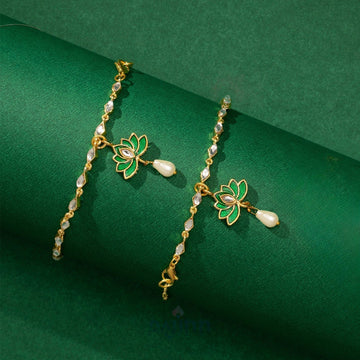 Gabru Jawaan  Green Anklet
