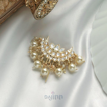 Dajinn Jeeya Pearl and Polki Juda Pin