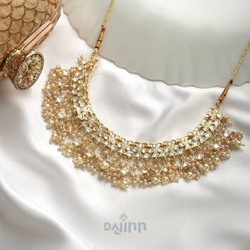Dajinn Nitaraa Pearl and Polki Necklace