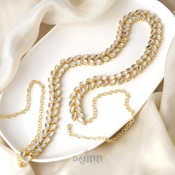Dajinn Jasvi Gold and Mirror Kamarpatti