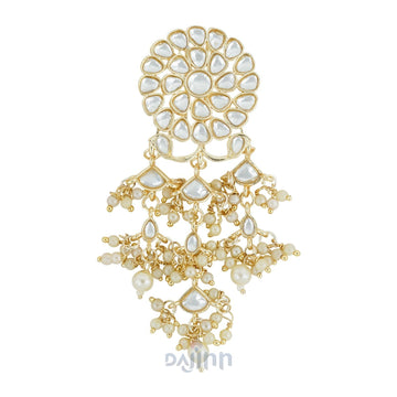 Dajinn Amiyaa Pearl and Polki Juda Pin