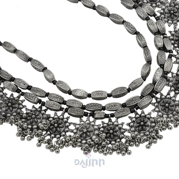 Dajinn Ameena Silver Oxidized Jewelry Gift Set
