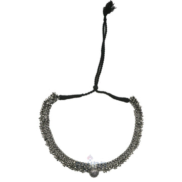Dajinn Tavishi Metallic Silver Oxidized Jewelry Gift Set