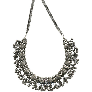 Dajinn Girishma Silver Oxidised Jewelry Gift Set