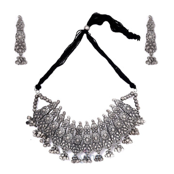 Dajinn Anjana Silver Oxidised Jewelry Gift Set