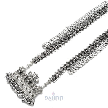 Dajinn Aadya silver oxidized jewellery gift set