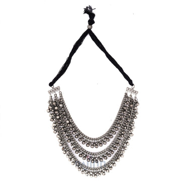 Dajinn Lalitya Silver Oxidised Jewelry Gift Set