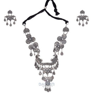 Dajinn Reeti Silver Oxidised Jewlery Gift Set