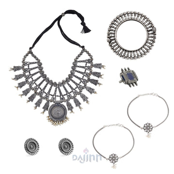 Dajinn Kochi Oxidised Silver Jewellery Gift Set
