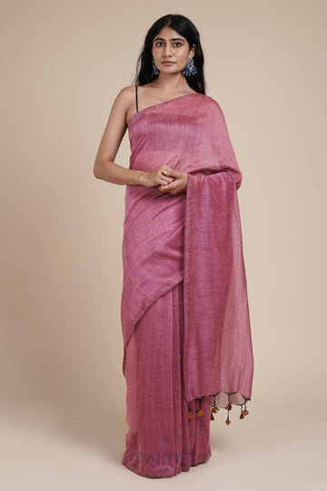 AYSR Boutique Takshi Onion Pink  Mulmul Saree