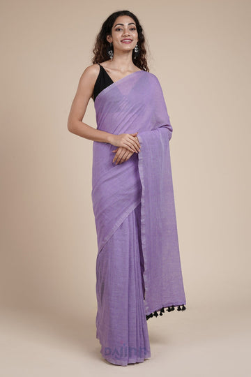 AYSR Boutique Takshi Lavender Mulmul Saree