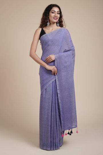 AYSR Boutique Takshi Light Purple Mulmul Saree
