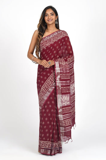 AYSR Boutique Damayanti Linen Saree