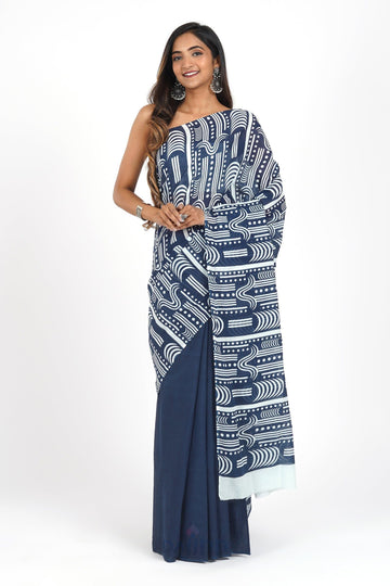 AYSR Boutique Kunti Mulmul Cotton Saree