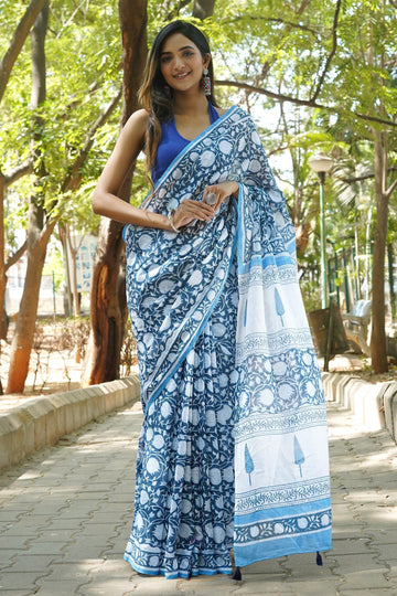 AYSR Boutique Vandana Mulmul Cotton Saree