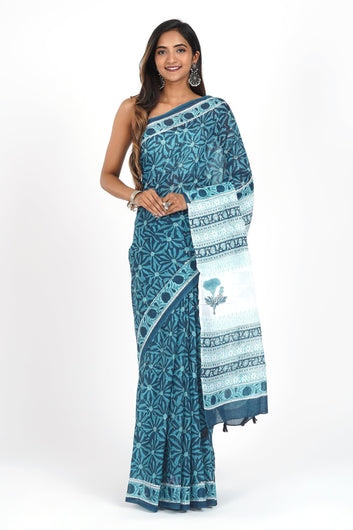 AYSR Boutique Sulakshana Mulmul Cotton Saree