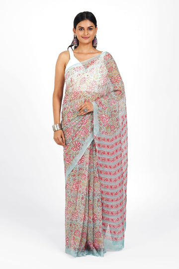 AYSR Boutique Sheer Serenity Organza Saree