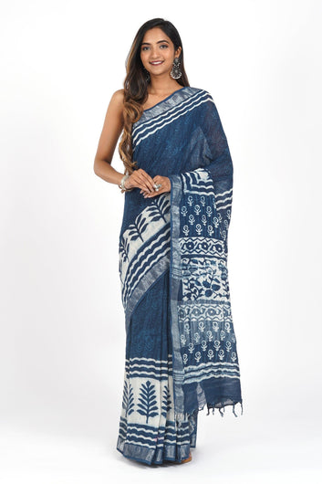 AYSR Boutique Coastal Linen Saree