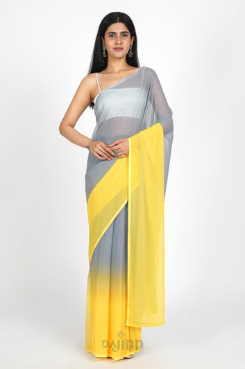 AYSR Boutique Celestial Sky Pre-Draped Saree
