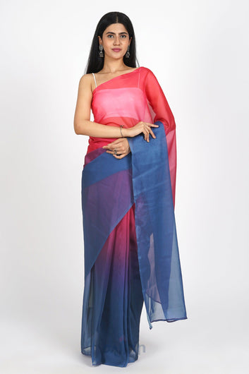 AYSR Boutique Enchanting Ember Pre-Draped Saree