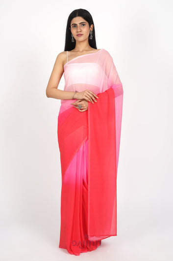 AYSR Boutique Peachy Perfection Pre-Draped Saree
