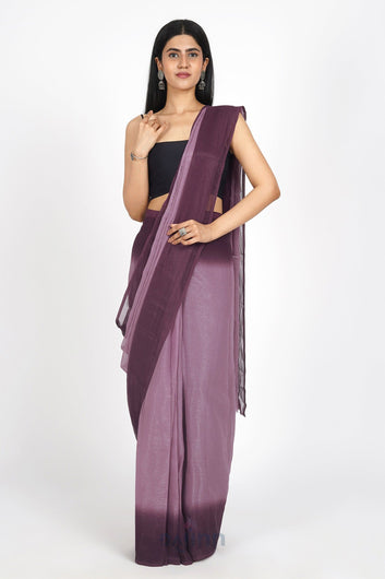 AYSR Boutique Opulent Ombre Pre-Draped Saree