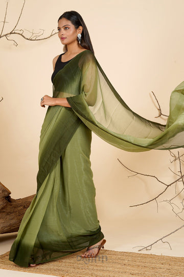 AYSR Boutique Mossy Meadow Pre-Draped Saree