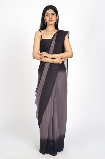 AYSR Boutique Mystic Mauve Pre-Draped Saree