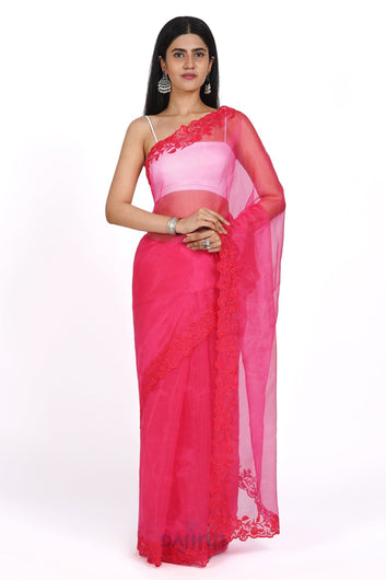 AYSR Boutique Spring Serenade Organza Saree