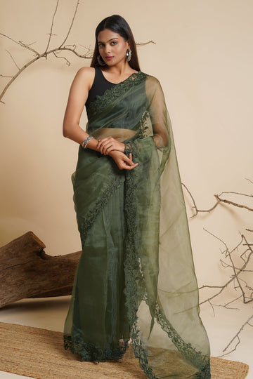 AYSR Boutique Meadowlark Mirage Organza Saree