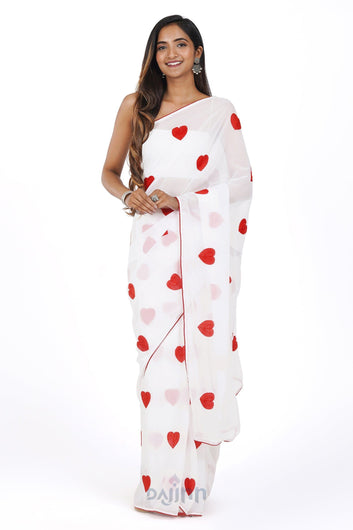 AYSR Boutique Sweetheart Serenade Georgette Saree
