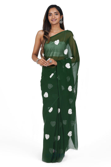 AYSR Boutique Jade Serenity Georgette Saree