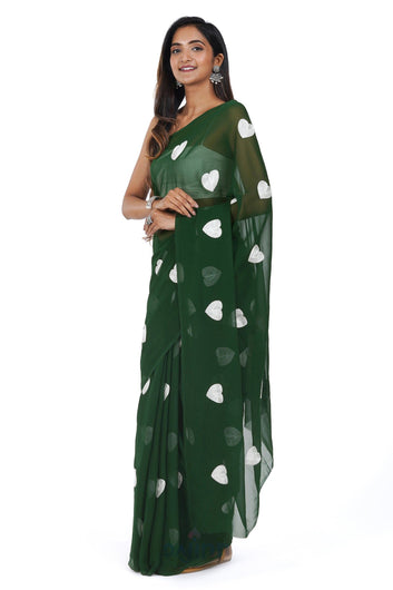 AYSR Boutique Jade Serenity Georgette Saree