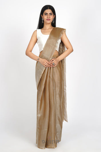AYSR Boutique Gilded Glamour Tissue Pre-Draped Saree