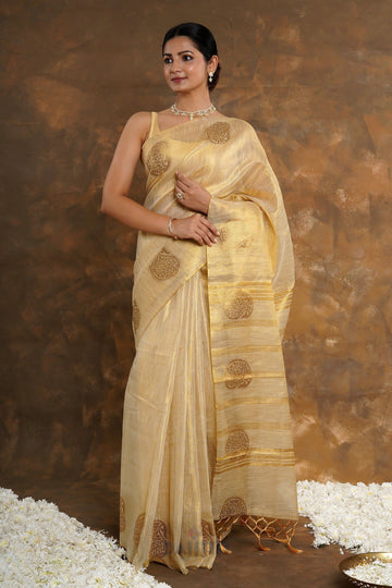 AYSR Boutique Devyani Tissue Silk Saree