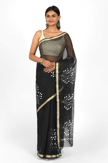 AYSR Boutique Avani Kota Embroidered Saree