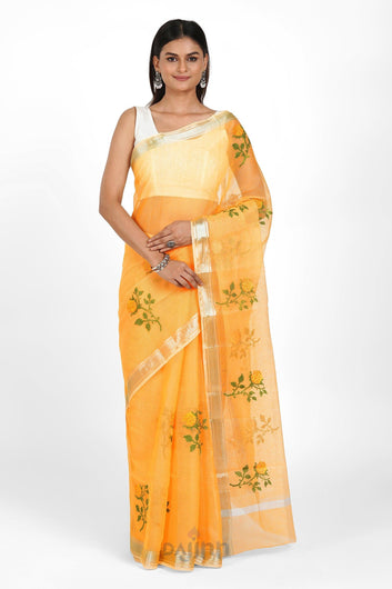 AYSR Boutique Sriya Kota Embroidered Saree