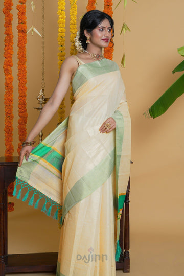 AYSR Boutique Muvatupuzha Kerala Tissue Turquoise Saree