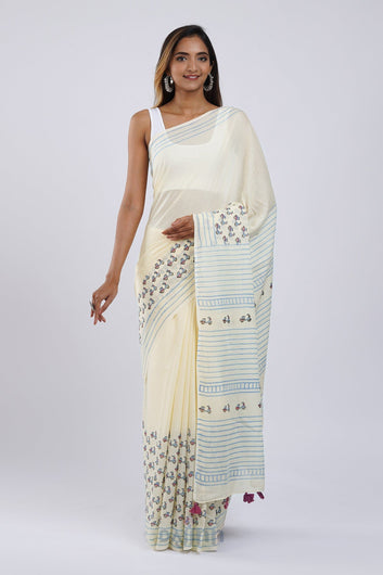 AYSR Boutique Chal meri Gaadi Mulmul Cotton Saree