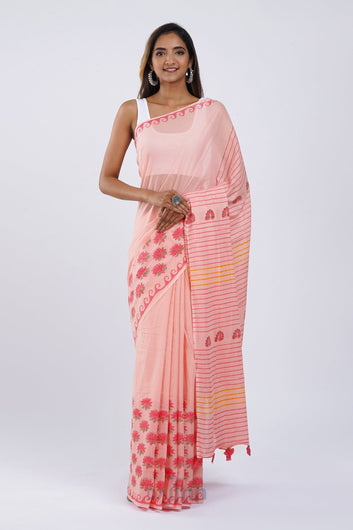 AYSR Boutique Gulshan Garden Mulmul Cotton Saree