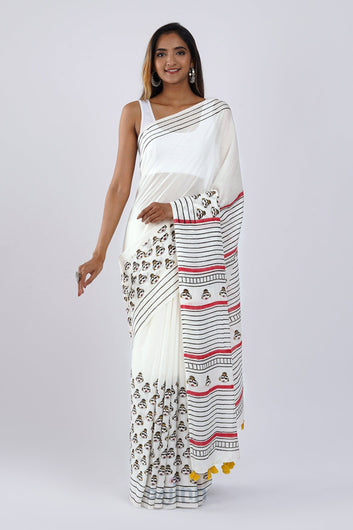 AYSR Boutique Ji Meemsaab Mulmul Cotton Saree