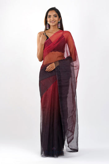 AYSR Boutique Aadhuri Ombre Organza Saree