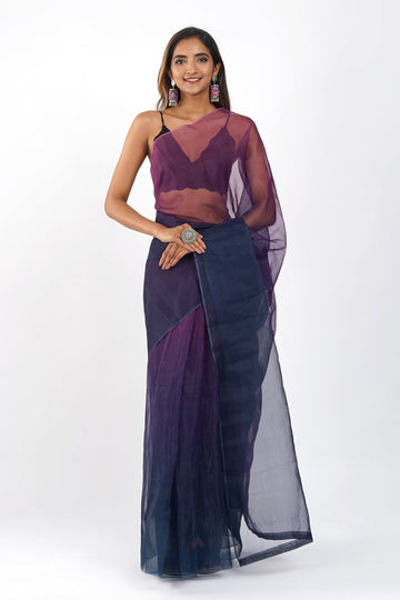 AYSR Boutique Sivyani Ombre Organza Saree