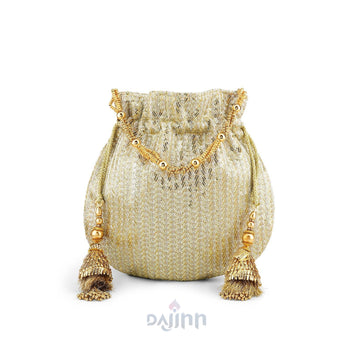 Mere Sona Re Gold Potli Bag