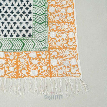 Tisva Block Print Sofa Throw