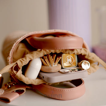 Dajinn French Meadow Bucket Bag- Misty Rose