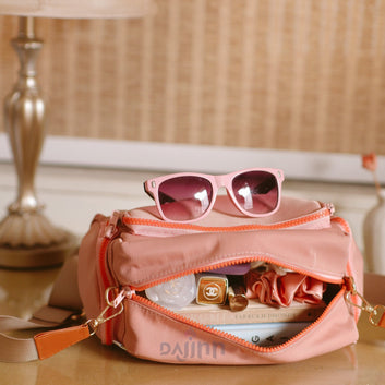 Dajinn Soft Coral Crossbody Bag (Water Resistant)