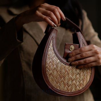 Dajinn The Vintage Mini Tan sling Bag